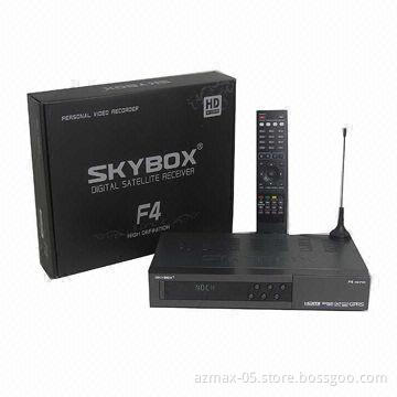 Original HD Satellite Decoder Skybox F4 HD Box, Supports PVR